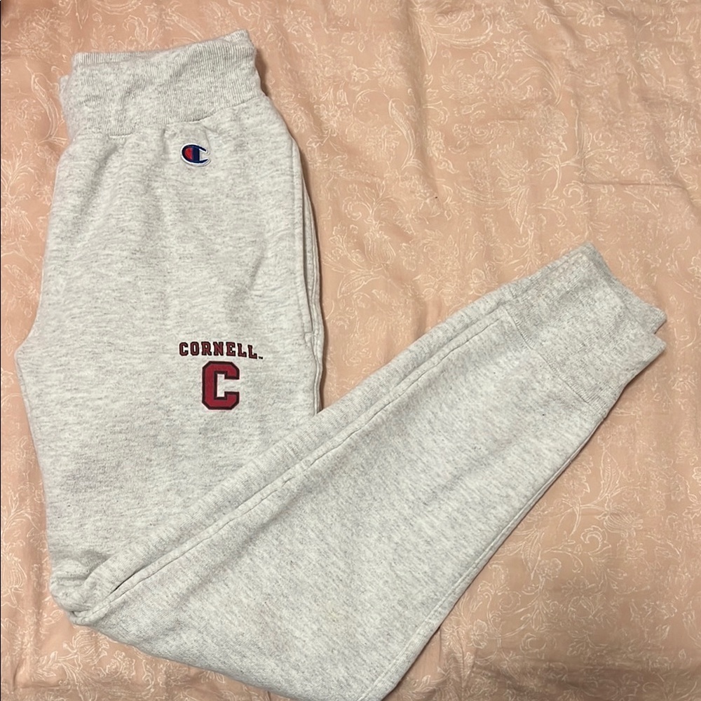 Cornell Champion Unisex Gray Sweatpants